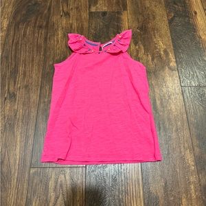Girls Mini Boden Pink Tank size 6/7